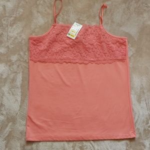 NWT Cami with lace